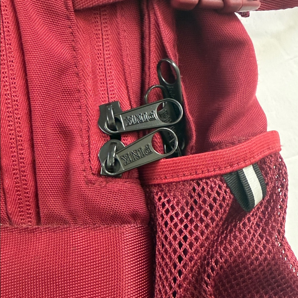 PINK Victoria's Secret Burgundy Backpack for - Picture 5 of 7